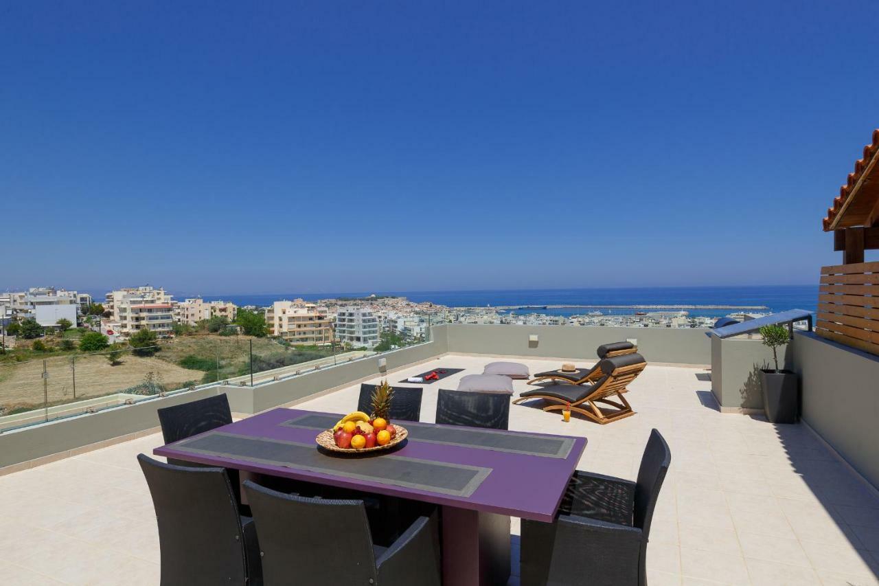 Stelios Penthouse Lägenhet Rethymno Exteriör bild